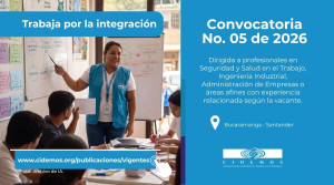 Recent post Convocatoria No. 05 de 2026