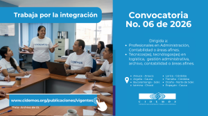 Recent post Convocatoria No. 06 de 2026