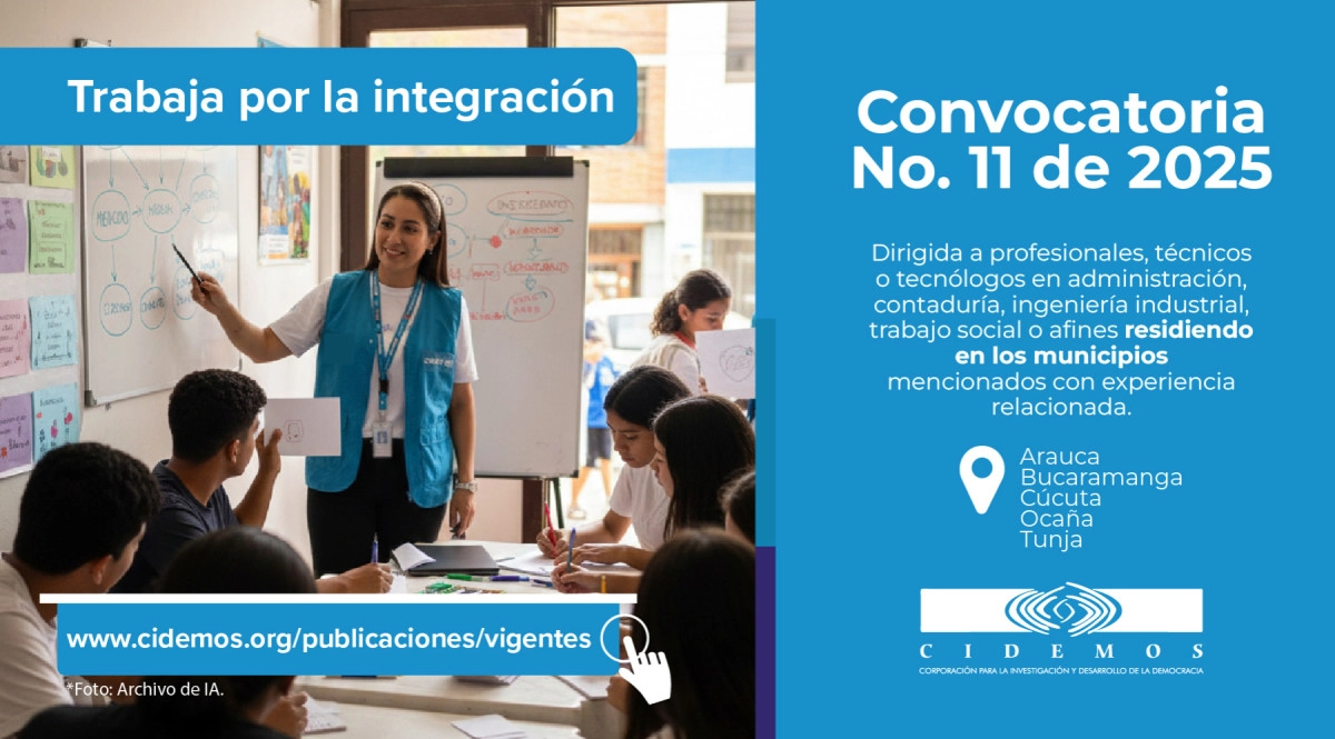 blog Convocatoria No. 11 de 2025 Arauca, Bucaramanga, Cúcuta, Ocaña, Tunja