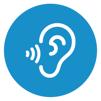 Icono escucha